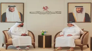 سفير الإمارات يلتقي وزير البيئة والتغير المناخي القطري